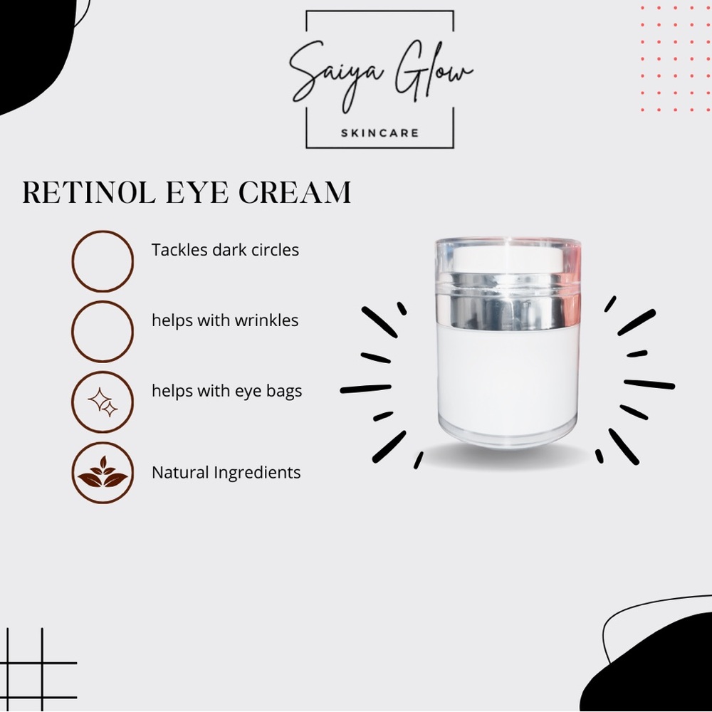 😍 SAIYA GLOW RETINOL EYE CREAM